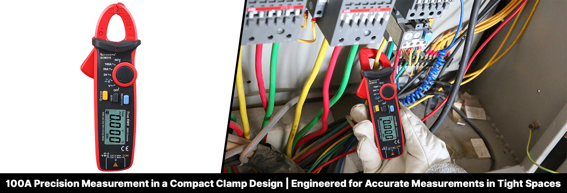 STANONE SCM210 100A High Precision Mini Clamp Meter